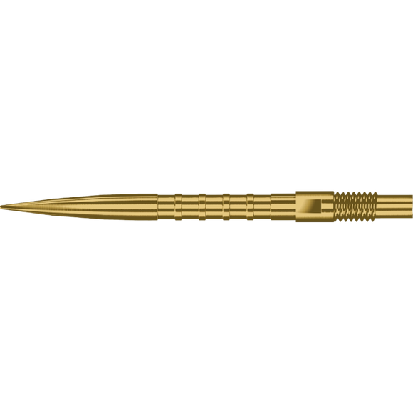 Harrows Heavy Metal Quick Point Spitzen, Farbe: Gold, Länge: 26mm