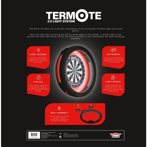 Bull's Termote 3.0 Premium Lichtsystem für Dartboards, 5 image