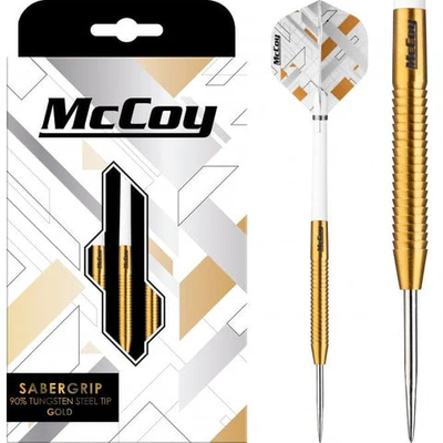 McCoy Sabergrip Gold Steeldarts, Gewicht: 20 Gramm