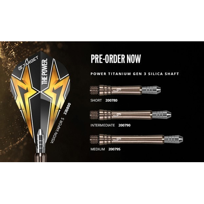 Phil Taylor Power Titanium Gen3 Silica Shaft,  Silica,