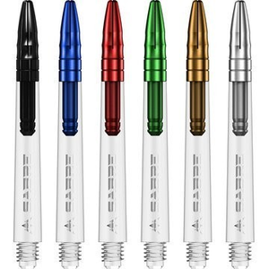 Mission Darts, Sabre Shaft, Clear , Coloured Top