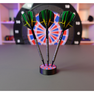 DIEVOLUTION Dartständer E-Dart Scheibe oder Steel-Dart Scheibe