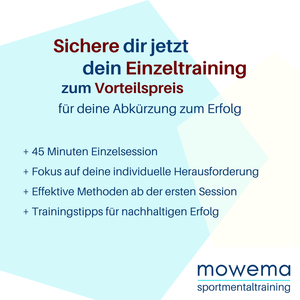 Mentaltraining - individuelles Einzeltraining