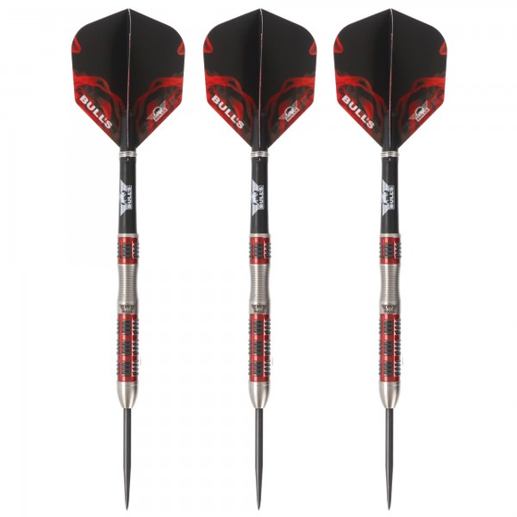 Bull's Smoke Red, Red B, Steeldart, 90% Tungsten, 23 Gramm