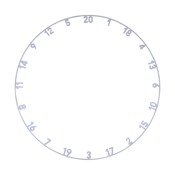 Precise180 | OnePiece Lasercut Number Ring | Just Lilac, Farbe / Coating: Just Lilac, 4 image