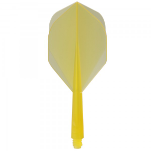 Condor Dartflight Zero Stress, Standard S, short, transparent gelb, 21,5,mm