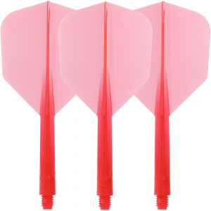 Dartflight Zero Stress, small M, rot transparent, 27,5mm