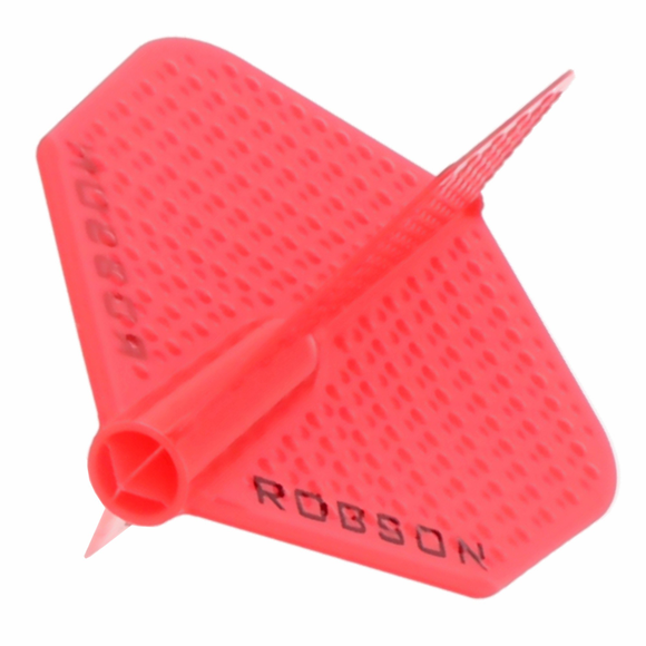 ROBSON PLUS DIMPLED RED NO.2 DART FLIGHTS, 4 image