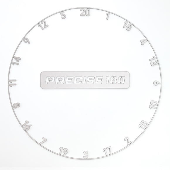 Precise180 | OnePiece Lasercut Number Ring | Gunmetal, Farbe / Coating: Gunmetal, 4 image