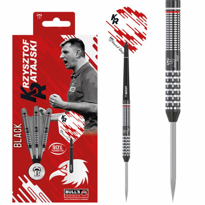 BULL'S Krzysztof Ratajski G2 Black Edition - Steeldarts, Gewicht: 26g