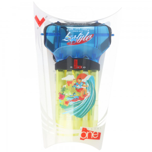 L-Style Krystal One Dart Case blau, transparent, Wayne Mardle