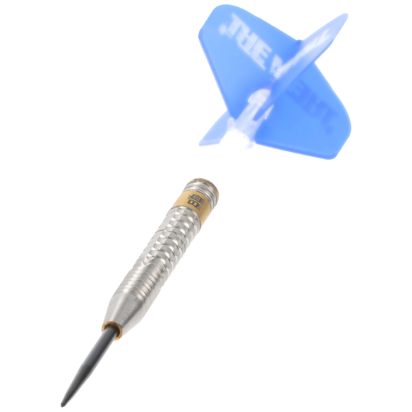 Steeldart Silber PVD Gold mit Martin Schindler The Wall Dartflight, 22 gramm, 4 image