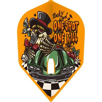 L -Style - Signature Flight - Ken Touzawa - PRO - V2 - Shape - Orange, Farbe: Orange