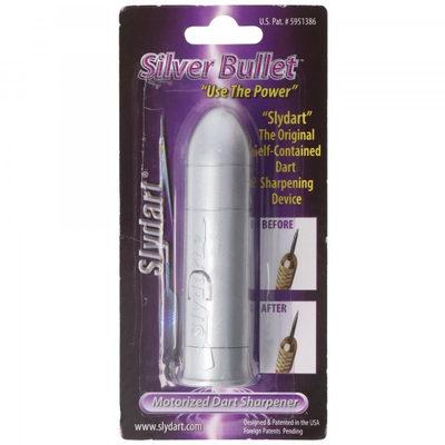 Professional Slydart, Dartspitzenschärfer mit Motor, silber