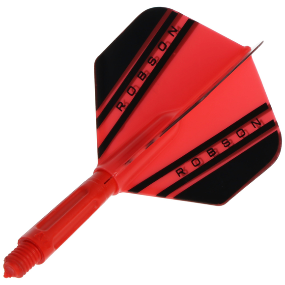 ROBSON PLUS V Dart Flights rot, No.2, 40,5 x 35,8mm, 5 image