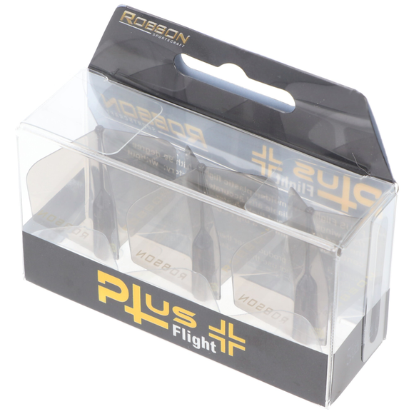 ROBSON PLUS schwarz transparent, DART FLIGHTS, Std, 4 image