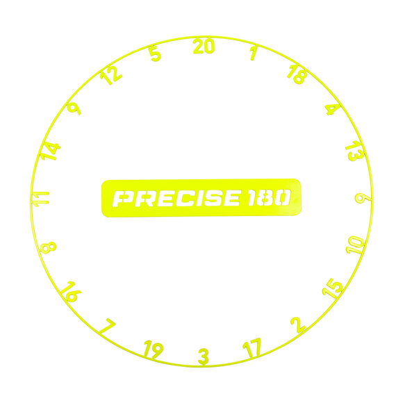 Precise180 | OnePiece Lasercut Number Ring | Electric Yellow, Farbe / Coating: Electric Yellow, 4 image