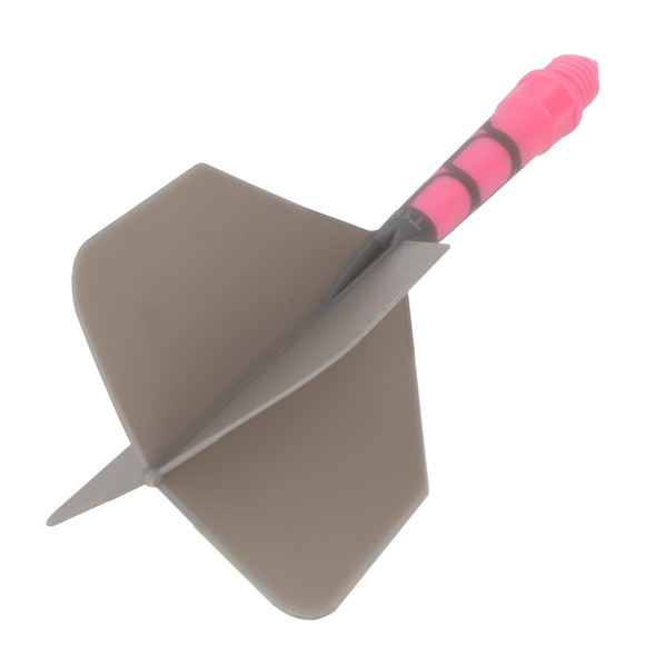 Cuesoul integrierte Dart Flights AK7, Standard M, grau pink, 3 image