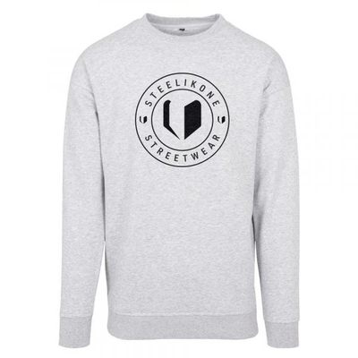 STEELIKONE SWEAT STREETWEAR, Farbe: Grau, Größe: S