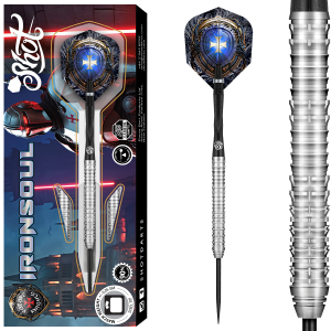 Shot Future Knights Ironsoul 90% Tungsten Steeldarts, Gewicht: 24 Gramm