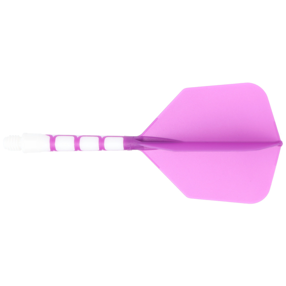 Cuesoul integrierte Dart Flights AK7, Standard L, lila weiß, 4 image