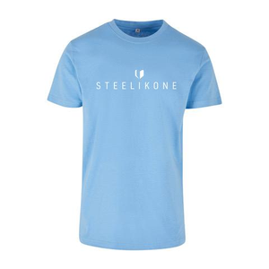 T-Shirt - STEELIKONE [horizont blue], Farbe: Blau, Größe: S
