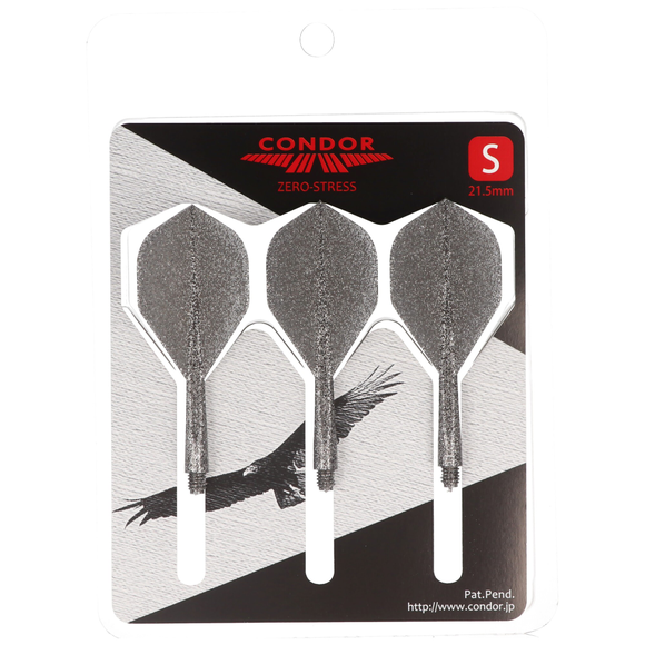 Condor Dartflight Zero Stress Glitter, Standard S, short, silber, 21,5mm, 6 image