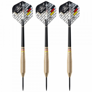 Bulls Martin Schindler Natural Brass Steeldart, The Wall, Natural Brass