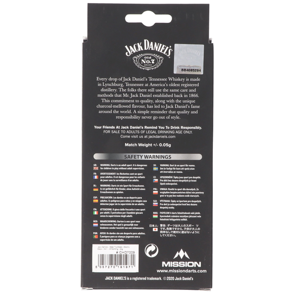JACK DANIELS STEELDART-SET, OLD NO.7, 22 GRAMM, 9 image
