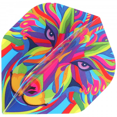 Designa Metronic Dartflight, Standard No. 2, Multicolour, Wolf, 3 Stück