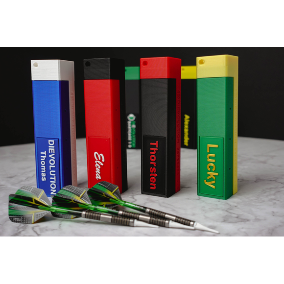 DIEVOLUTION DartCase 1.0 Slim- Dartpfeiltasche / Dartcase / Aufbewahrung für 3 Darts, 4 image