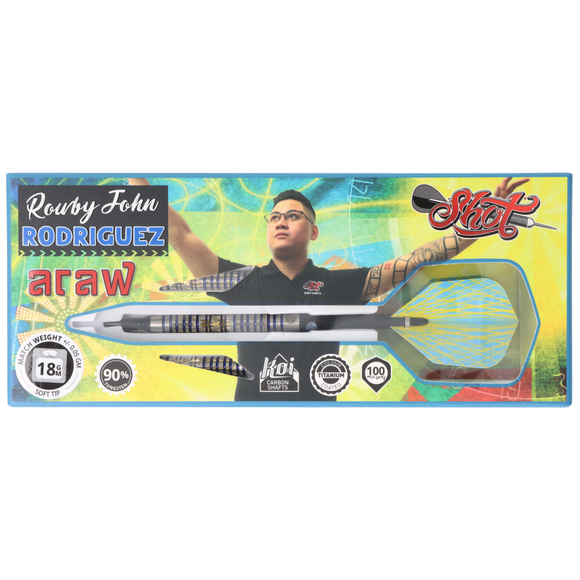 Shot Rowby-John Rodriquez Araw Softdart, 90% Tungsten, 18 Gramm, 9 image