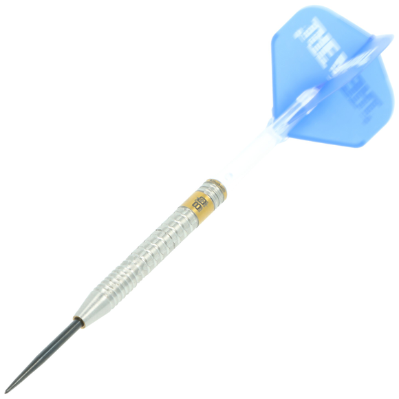 Steeldart Silber PVD Gold mit Martin Schindler The Wall Dartflight, 22 gramm, 2 image