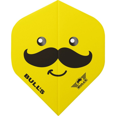 Bull's Smiley Flights 100 Micron Mustache No.2