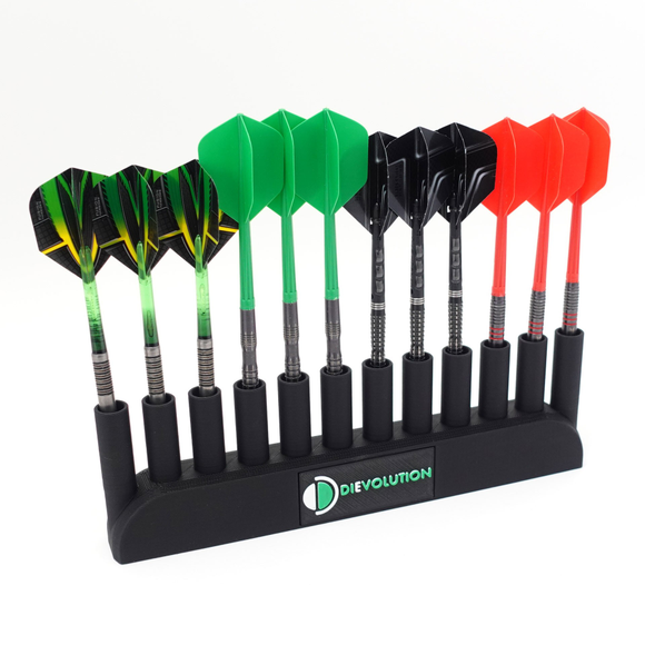 DIEVOLUTION Smart Stand 12 - Dartständer/ Dartshalter für 12 Darts