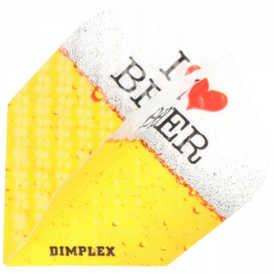 Ich liebe das Bier, Dartflight Dimplex, I Love Beer, Standard, 3 Stück