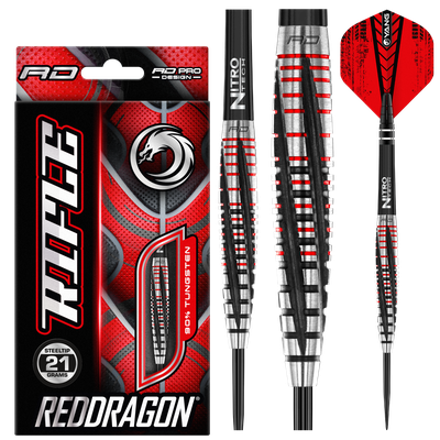 Red Dragon Riffle Steeldart, Gewicht: 23g