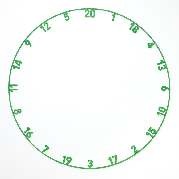 Precise180 | OnePiece Lasercut Number Ring | Emerald Green, Farbe / Coating: Emerald Green, 4 image