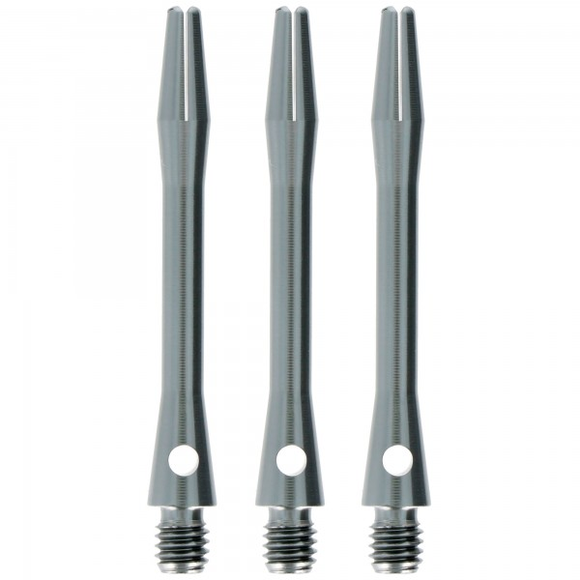 Aluminium Dart Shaft Gun Metal, Tweenie, 3 Stück