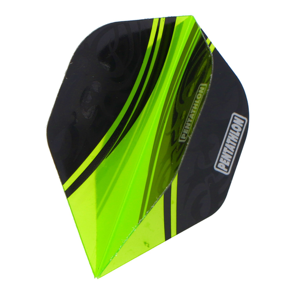 Pentathlon Flights grün/schwarz, 3 Stück, 3 image