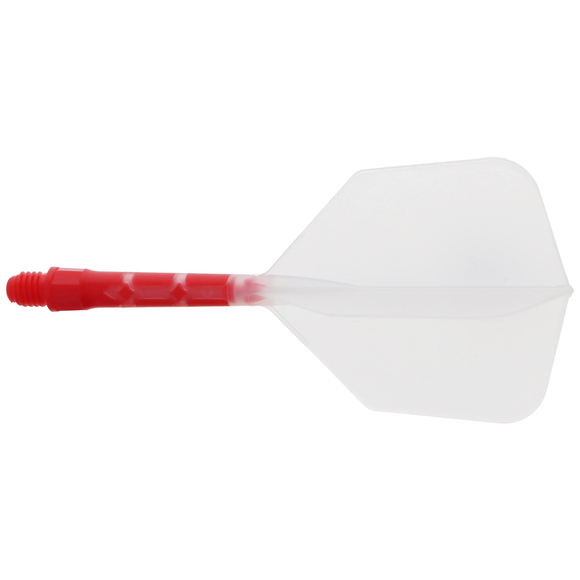Cuesoul integrierte Dart Flights AK7, Standard M, rot weiß, 6 image