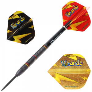 Ricardo Pietreczko Steeldarts, Pikachu, Black PVD, 90% Tungsten, 21 Gramm