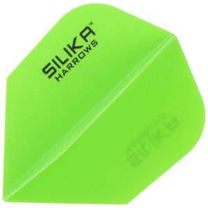 Harrows Silika Dartflight, Kristall-Beschichtung, Std., No6, grün