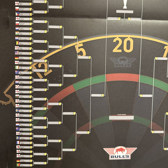 Das Darts Weltmeisterschaft 2025, 2026 Poster, 42x30cm, 4 image