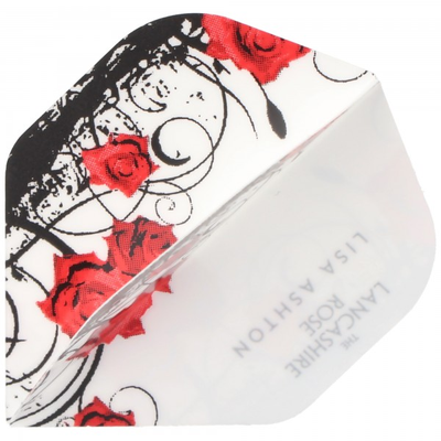 Lisa Ashton Dartflight, Legend Darts, Standard, No2, The Lancashire Rose, 3 Stück