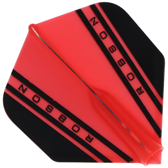 ROBSON PLUS V Dart Flights rot, No.2, 40,5 x 35,8mm, 3 image