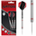 BULL'S Artos AR3 Steeldarts, Red 80% Tungsten, Gewicht: 24