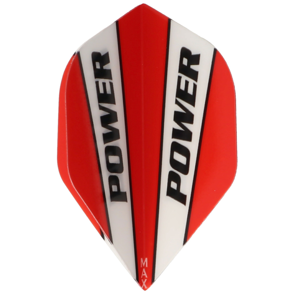Power Max Flights, 150 Mikron, Ausführung rot/weiß, 3 image