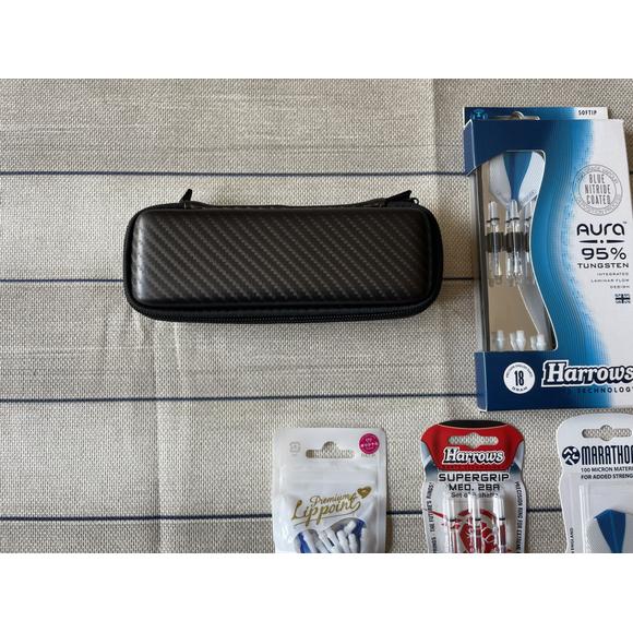 Harrows - Aura - Softdarts 18 Gramm 95% Tungsten mit OVP und Zubehör, 6 image