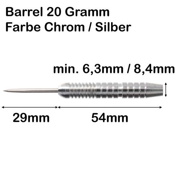 Karella Eco Line EL-04, Steeldart, mit Metallspitze, 20 Gramm, 6 image